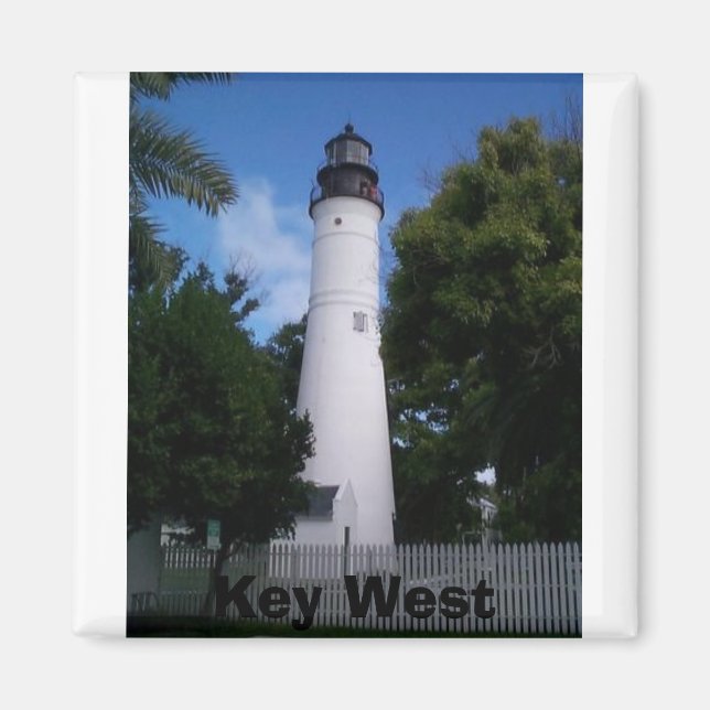 lighthouse_keywest, Key West på svenska Magnet (Framsidan)