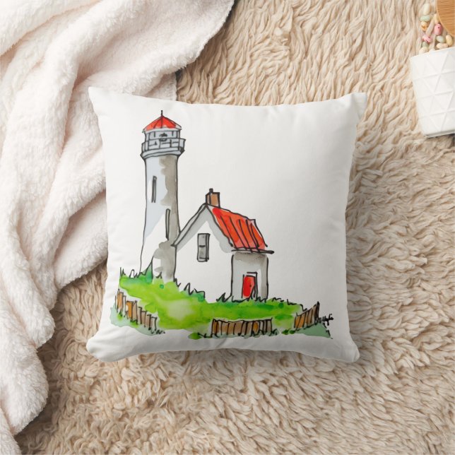 Lighthouse Kudde (Filt)