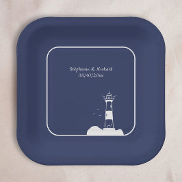Lighthouse Navy Blue Bröllop