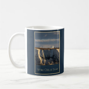 Lighthouse on White Cliffs of Dover, England Kaffemugg