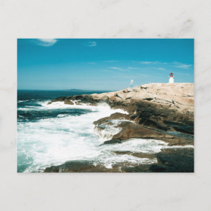 Lighthouse Peggys Cove Nova Scotia Kanada Vykort