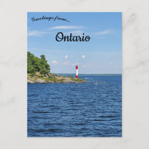 Lighthouse Point Killbjörnnationalparken Ontario Vykort