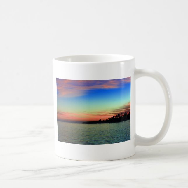 Lighthouse Point, Santa Cruz, CA Kaffemugg (Höger)