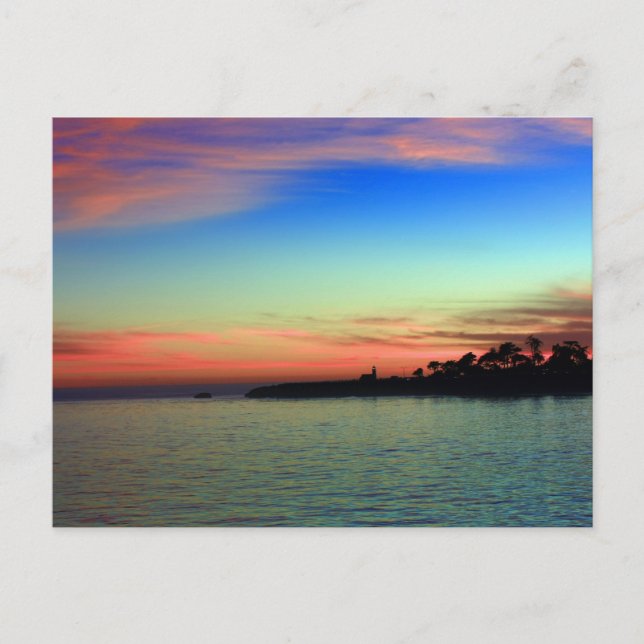 Lighthouse Point, Santa Cruz, CA Vykort (Framsida)