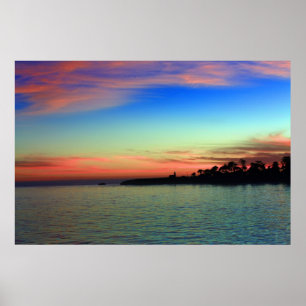 Lighthouse Point Santa Cruz Poster