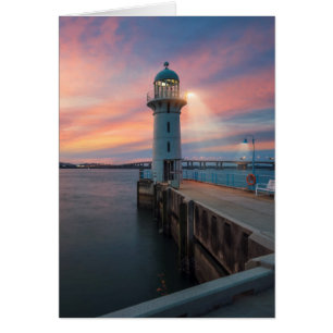 Lighthouse Raffles Marina, Singapore Hälsningskort