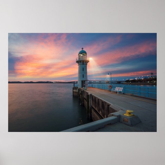 Lighthouse Raffles | Marina, Singapore Poster (Framsidan)