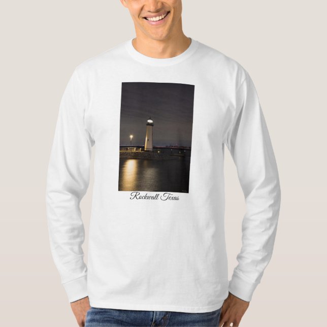Lighthouse Rockwall Harbour T Shirt (Framsida)