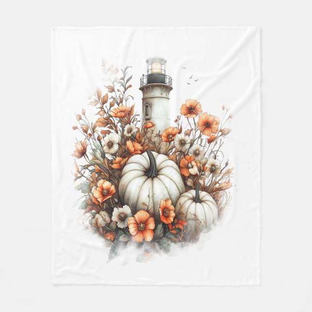 Lighthouse Shirt Land Pumpkin Fleecefilt (Framsidan)