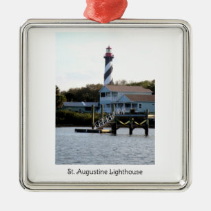 Lighthouse St. Augustine Julgransprydnad Metall