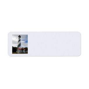 Lighthouse St. Augustine Returadress Etikett