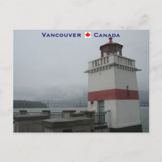 Lighthouse Stanley Park Vancouver Kanada Vykort