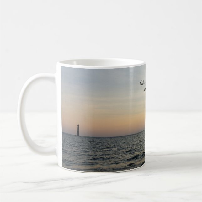 Lighthouse Sunrise Coffee Mugg (Vänster)
