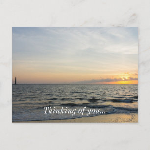 Lighthouse Sunrise Vykort