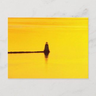Lighthouse Sunset Vykort