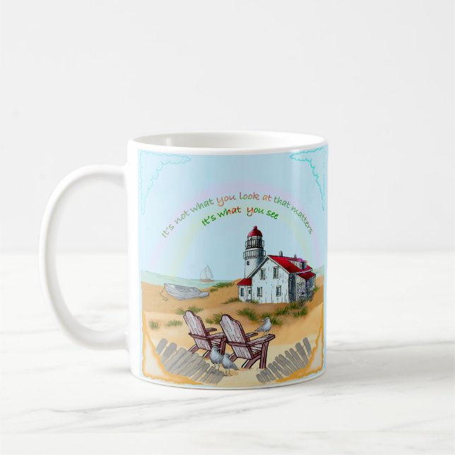 Lighthouse Viewpoint  Kaffemugg (Vänster)