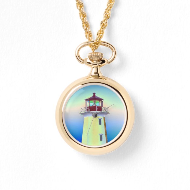 Lighthouse Watch Peggy's Cove Lighthouse Route Armbandsur (Framsida)