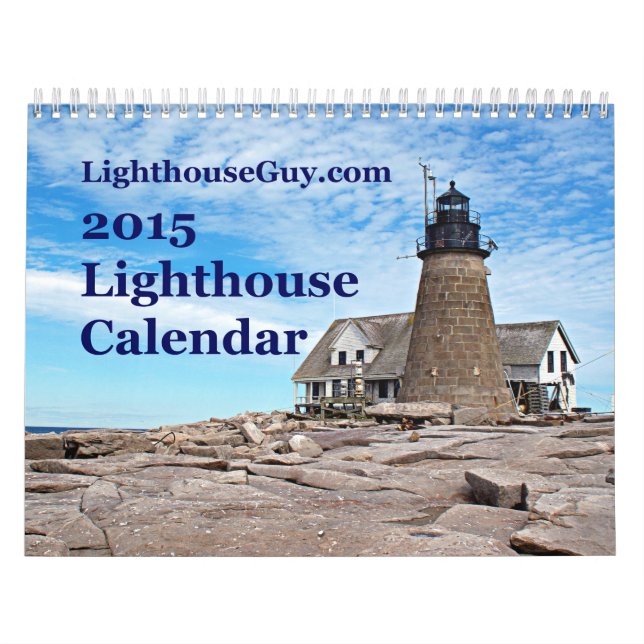LighthouseGuy.com 2015 Lighthouse Calendar Kalender (Omslag)