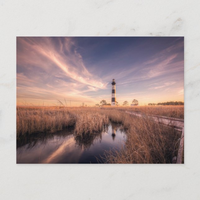 Lighthouses | Bodie Island Outerbanks NC Vykort (Framsida)