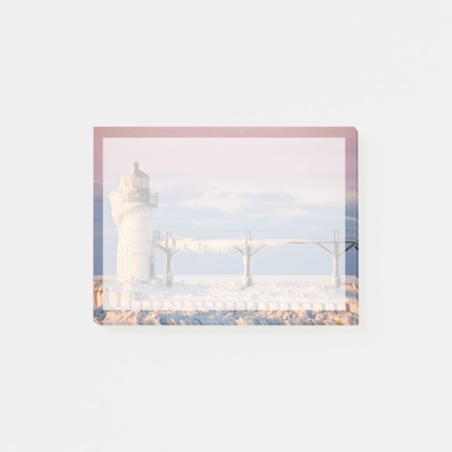 Lighthouses | Lake Michigan Lighthouse Post-it Block (Framsida)