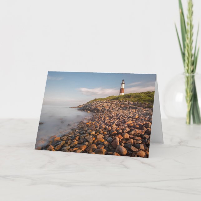 Lighthouses | Montauk Point Long Island Kort (Framsida)