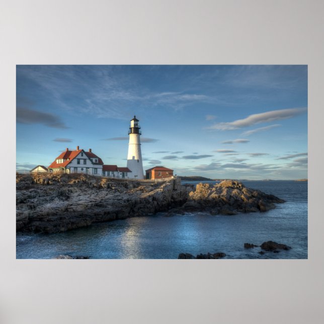 Lighthouses | Portland Head Light Lighthouse Poster (Framsidan)