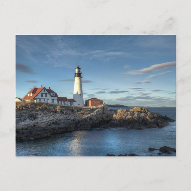 Lighthouses | Portland Head Light Lighthouse Vykort (Framsida)