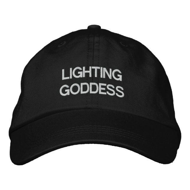 Lighting Goddess Broderad Keps (Framsida)