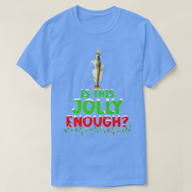 Lighting Is This Jolly Enough Flathead Fish Christ T Shirt (Design framsida)