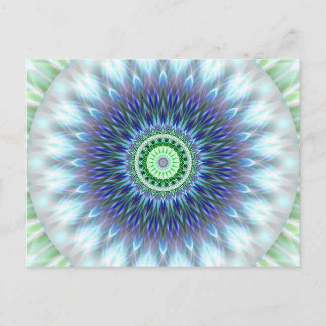 Lightmandala skapat av Tutti Vykort (Framsida)