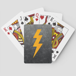 Lightning Bolt in Concrete Casinokort