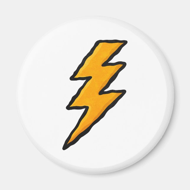 Lightning bolt magnet (Framsidan)