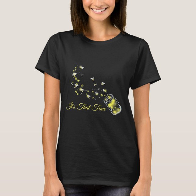 Lightning Bugs in a Jar  T Shirt (Framsida)