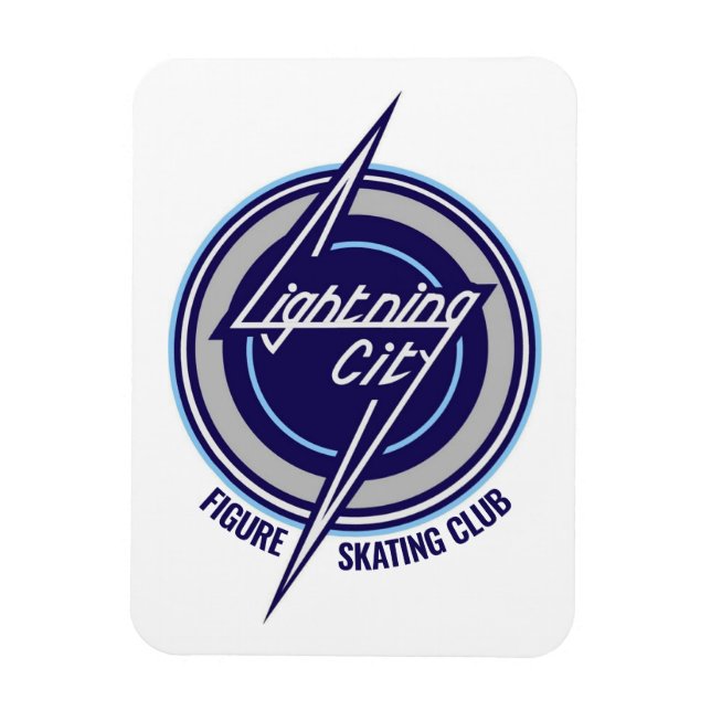 Lightning City Car Magnet 1 (Vertikal)
