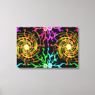 Lightning Hurricane Canvas