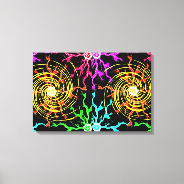 Lightning Hurricane Canvas (Framsida)