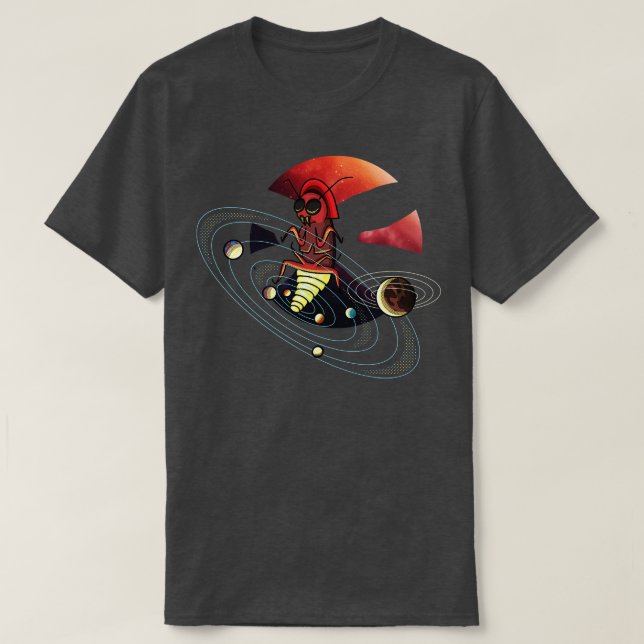 Lightning Kryp Solar System Firefly Sol Saker Meta T Shirt (Design framsida)