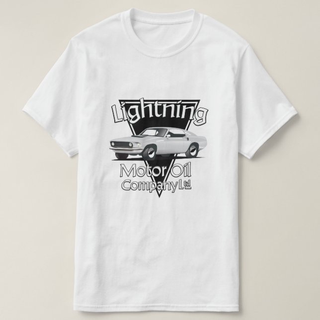 Lightning Motor Oil Company Ltd. T Shirt (Design framsida)