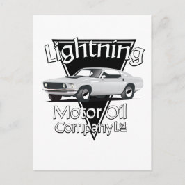 Lightning Motor Oil Company Ltd. Vykort