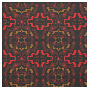 Lightning Sol Abstrakt Fabric Tyg