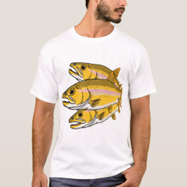 Lightning Trout Retro Fishing Gift T Shirt