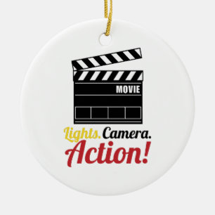 Lights.Camera.Action! Julgransprydnad Keramik