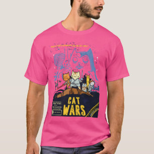 Lightsaber Cat Krig T Shirt