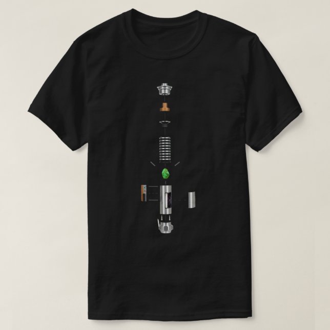 Lightsaber Cross-section Essential T-Shirt (Design framsida)