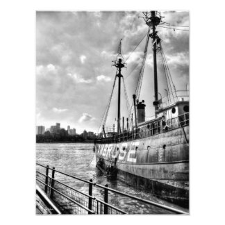Lightship Ambrose Fototryck
