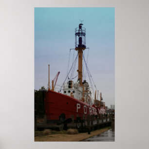 Lightshipen Portsmouth Poster