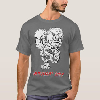 Lightweight Baby Skeleton Weightlift Bodybuilding  T Shirt