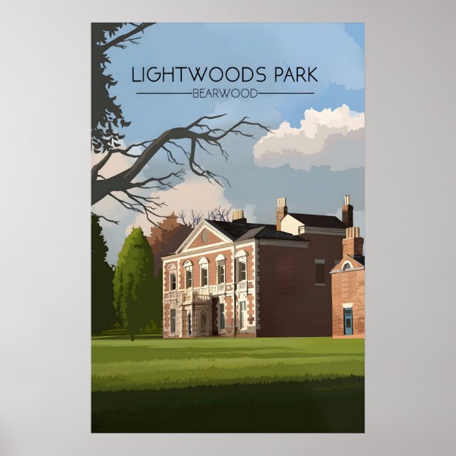 Lightwoods Park Bearwood Resematerial Poster (Framsidan)