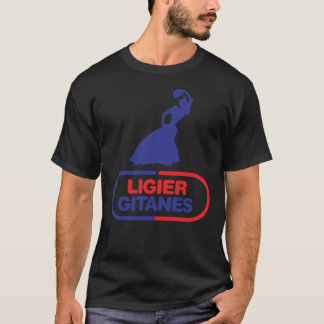 Ligier Gitanes F1-teamet logotyp 1975-1980 &x27;zi T Shirt