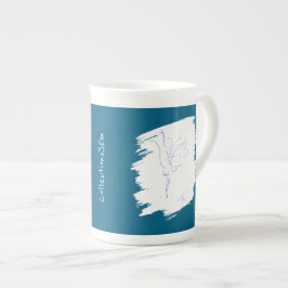 Ligne bleu 1 benporslin mugg
